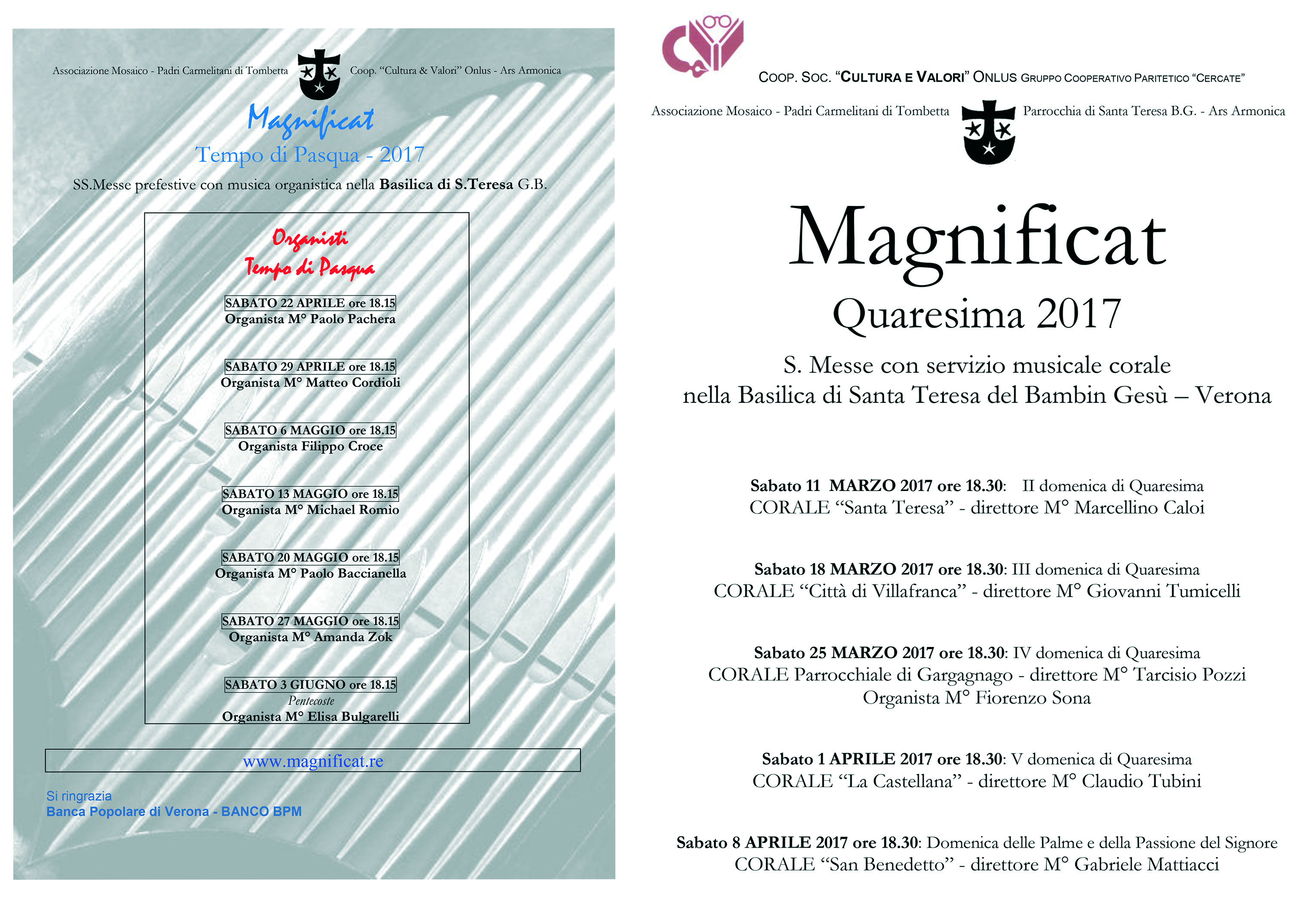 Archivio attività Magnificat