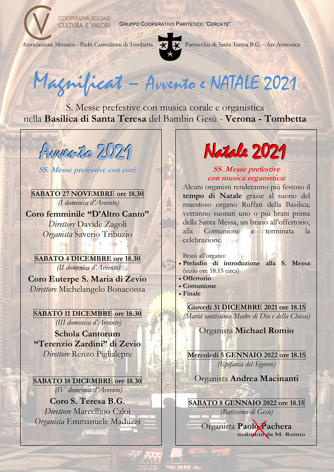 Archivio attività Magnificat